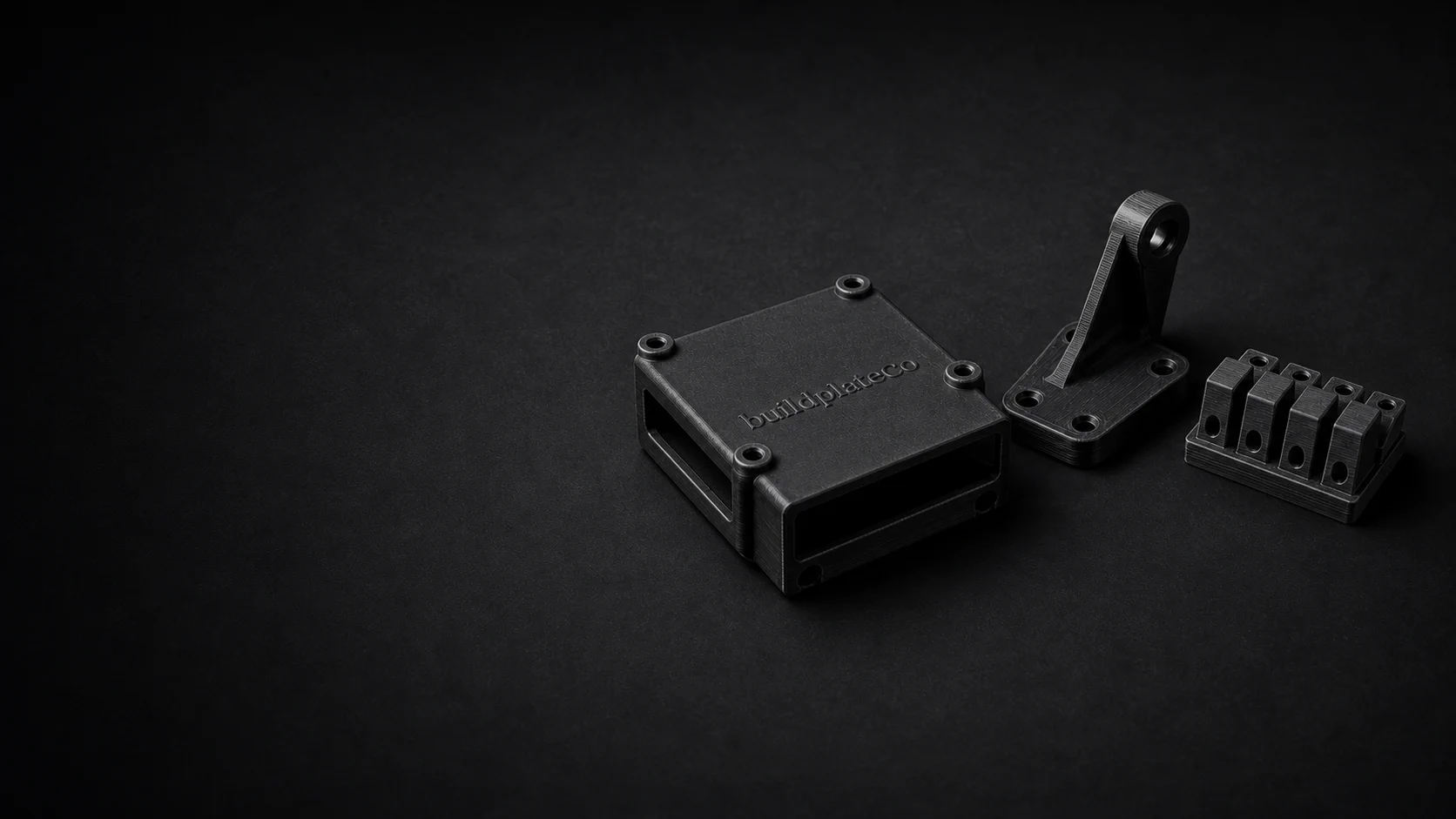 Custom 3D printed parts made by BuildplateCo